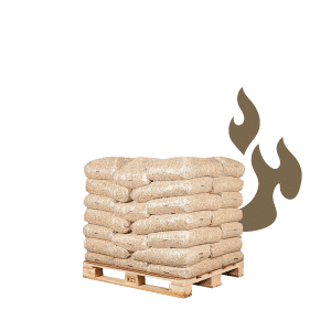 1/2 palet saci de 15 kg cu peleți